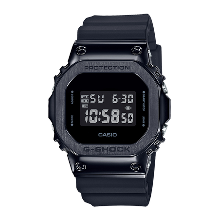 卡西欧手表 G-SHOCK 反显设计 金属质感  防水防震运动男表GM-5600