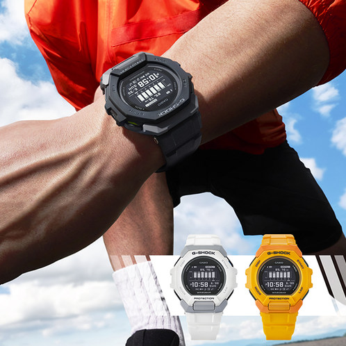 卡西欧手表 G-SHOCK  G-SQUAD系列 防水防震蓝牙连接运动表款GBD-300