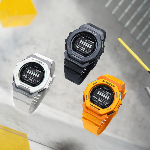 卡西欧手表 G-SHOCK  G-SQUAD系列 防水防震蓝牙连接运动表款GBD-300