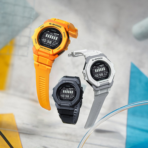 卡西欧手表 G-SHOCK  G-SQUAD系列 防水防震蓝牙连接运动表款GBD-300