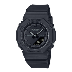 卡西欧手表 G-SHOCK 全黑色 防水防震时尚运动女表GMA-P2100BB/GMD-S5610BB