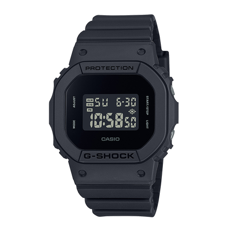 卡西欧手表 G-SHOCK 全黑色 防水防震时尚运动女表GMA-P2100BB/GMD-S5610BB