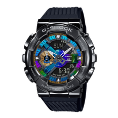 卡西欧手表 G-SHOCK 金属表壳 防水防震防磁运动时尚表款 GM-110B-1APR