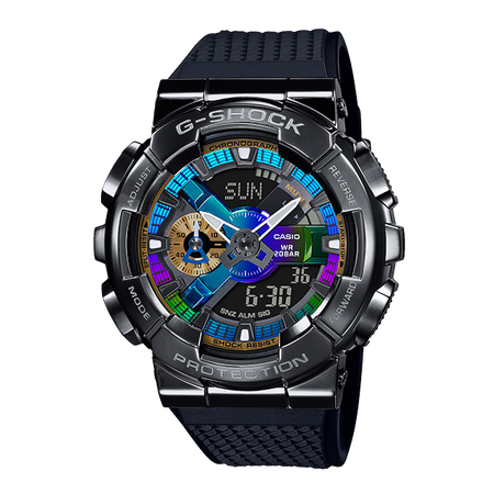 卡西欧手表 G-SHOCK 金属表壳 防水防震防磁运动时尚表款 GM-110B-1APR