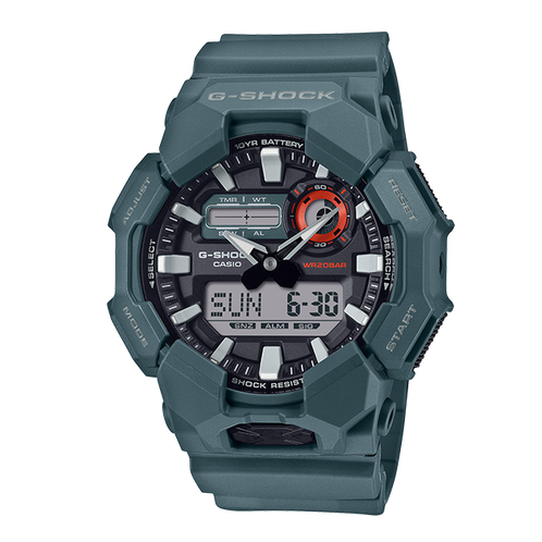 卡西欧手表 G-SHOCK  10年电池防震防水表款GA-010