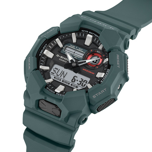 卡西欧手表 G-SHOCK  10年电池防震防水表款GA-010