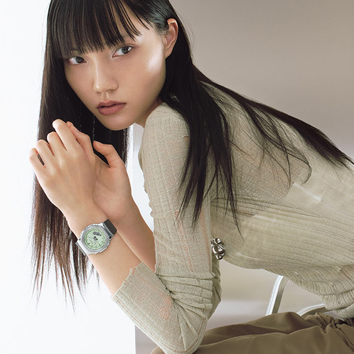 卡西欧手表 G-SHOCK  金属彩色表盘 防水防震运动表款GM-S2110