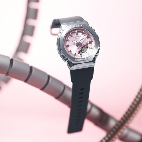 卡西欧手表 G-SHOCK  金属彩色表盘 防水防震运动表款GM-S2110