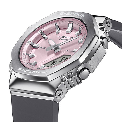 卡西欧手表 G-SHOCK  金属彩色表盘 防水防震运动表款GM-S2110