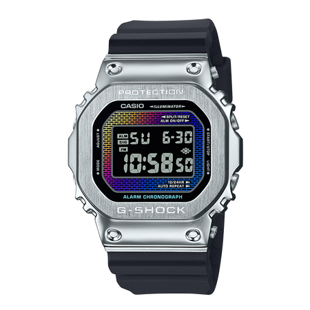 卡西欧手表 G-SHOCK 彩虹砖块系列  “小方块”防水防震运动表款GM-5600RW/GM-2100RW/GM-5600BRW/GM-2100BRW