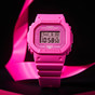 卡西欧手表 G-SHOCK  红丝带 特殊包装 防水防震时尚女表GMD-S5610PK-4DR