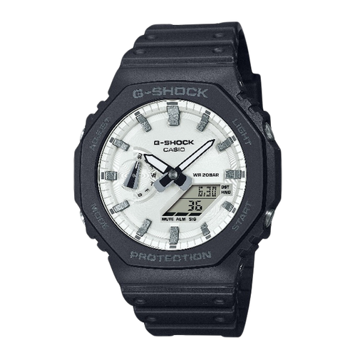 卡西欧手表 G-SHOCK  BLACK AND BRILLIANT WHITE系列 防震防水潮流表款GA-100WD/GA-110WD/GA-2100WD/GA-700WD