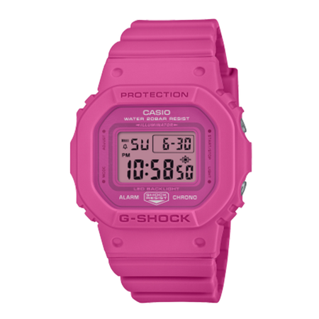 卡西欧手表 G-SHOCK 红丝带 特殊包装 防水防震时尚女表GMD-S5610PK-4DR