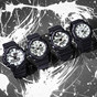 卡西欧手表 G-SHOCK  BLACK AND BRILLIANT WHITE系列 防震防水潮流表款GA-100WD/GA-110WD/GA-2100WD/GA-700WD