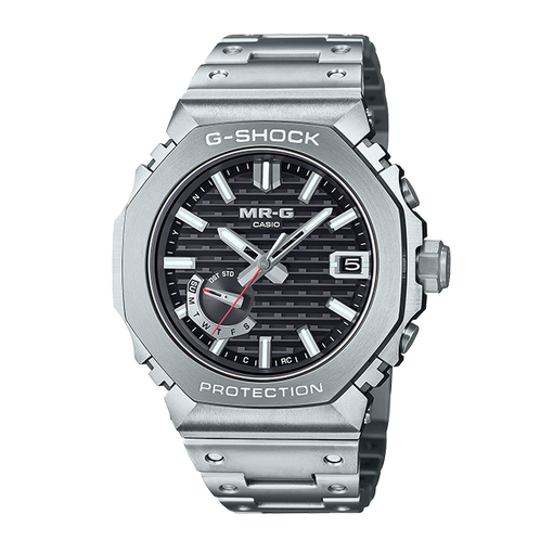 卡西欧手表 G-SHOCK  MR-G系列 山形工厂高端生产线 工匠技艺 防水防震六局电波蓝牙连接太阳能动力男表MRG-B2100D-1ADR
