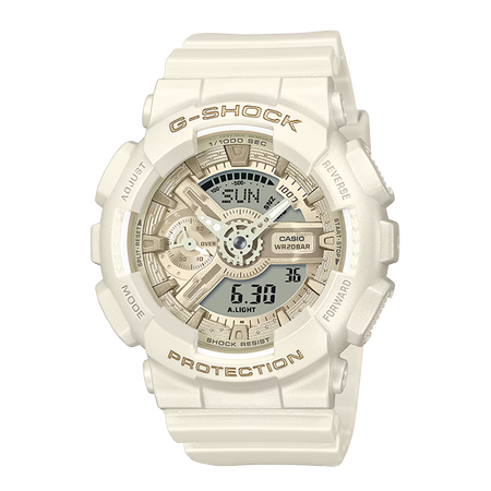 卡西欧手表 G-SHOCK 时尚潮流 防水防震运动女表GMA-S110ST-7APR