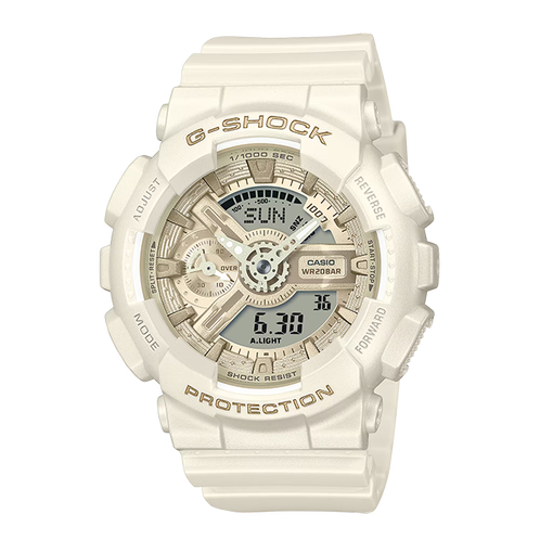卡西欧手表 G-SHOCK  时尚潮流 防水防震运动女表GMA-S110ST-7APR
