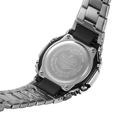 卡西欧手表 G-SHOCK  八边形表框设计 金属表头 防水防震时尚运动GM-2110D