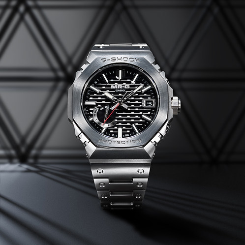 卡西欧手表 G-SHOCK  MR-G系列 山形工厂高端生产线 工匠技艺 防水防震六局电波蓝牙连接太阳能动力男表MRG-B2100D-1ADR