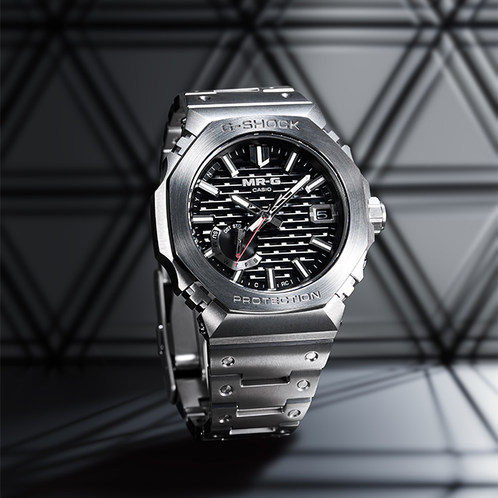 卡西欧手表 G-SHOCK  MR-G系列 山形工厂高端生产线 工匠技艺 防水防震六局电波蓝牙连接太阳能动力男表MRG-B2100D-1ADR