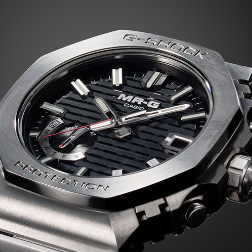 卡西欧手表 G-SHOCK  MR-G系列 山形工厂高端生产线 工匠技艺 防水防震六局电波蓝牙连接太阳能动力男表MRG-B2100D-1ADR