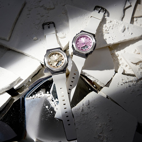 卡西欧手表 G-SHOCK  金属表壳 时尚防水防震运动表款GM-S2110
