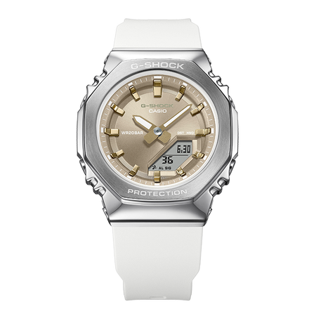 卡西欧手表 G-SHOCK 金属表壳 时尚防水防震运动表款GM-S2110