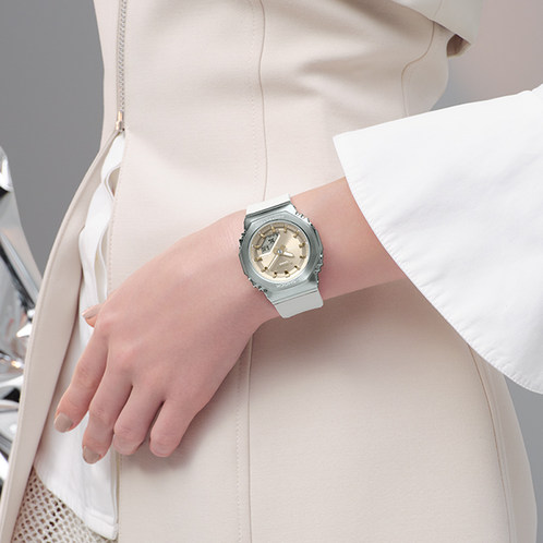 卡西欧手表 G-SHOCK  金属表壳 时尚防水防震运动表款GM-S2110