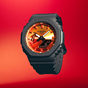 卡西欧手表 G-SHOCK  THE FLAME INSIDE主题系列 防水防震时尚手表GA-2100FL/GA-100FL/GA-2100FLS