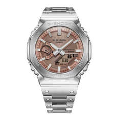 卡西欧手表 G-SHOCK 全金属系列 防水防震蓝牙连接运动表款GM-B2100AD-5ADRU