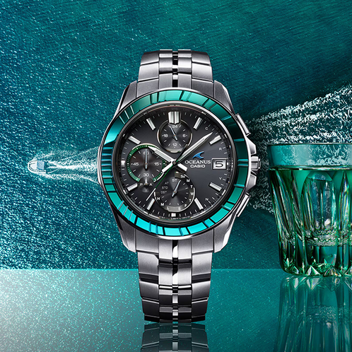 卡西欧手表 OCEANUS  海神系列 20周年系列 山形工厂 蓝牙连接防水六局电波太阳能表款OCW-S7000SG-1AJR