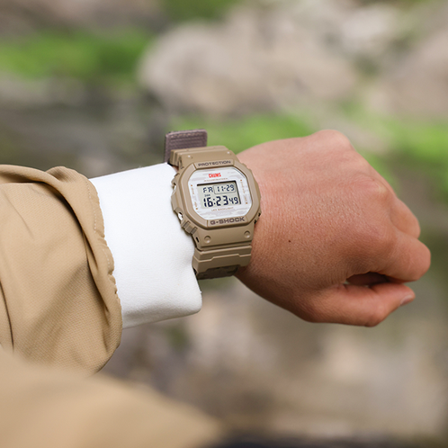 卡西欧手表 G-SHOCK  李宁 x CHUMS 游山玩水联名款 特殊包装防水防震表款DW-5600LICH25-5PFL