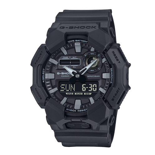 卡西欧手表 G-SHOCK  新色10年电池防震防水表款GA-010