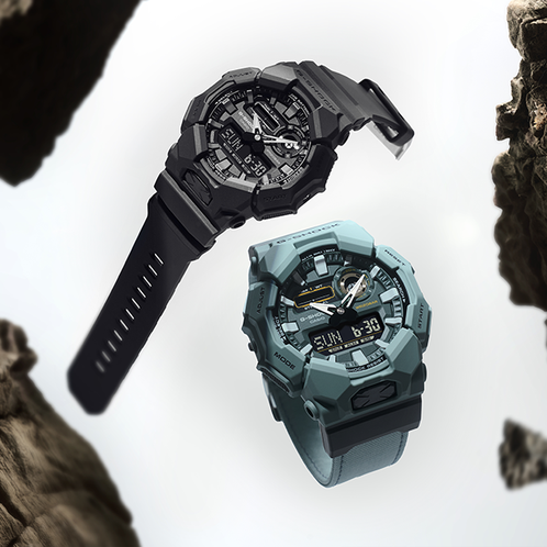 卡西欧手表 G-SHOCK  新色10年电池防震防水表款GA-010