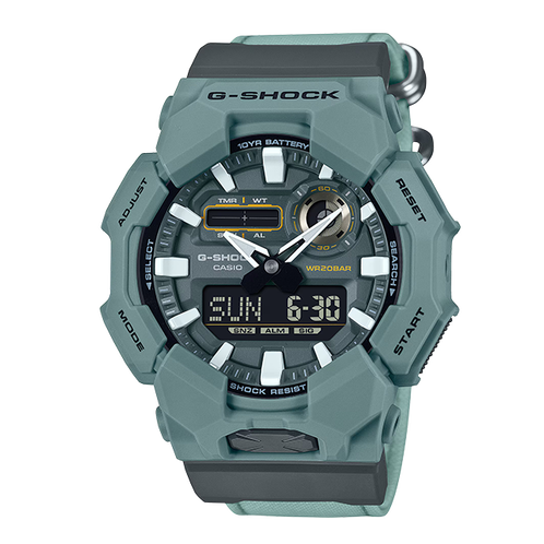 卡西欧手表 G-SHOCK  新色10年电池防震防水表款GA-010