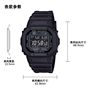 卡西欧手表 G-SHOCK  黑白方块造型 时尚潮流防水防震表款GW-5000HS