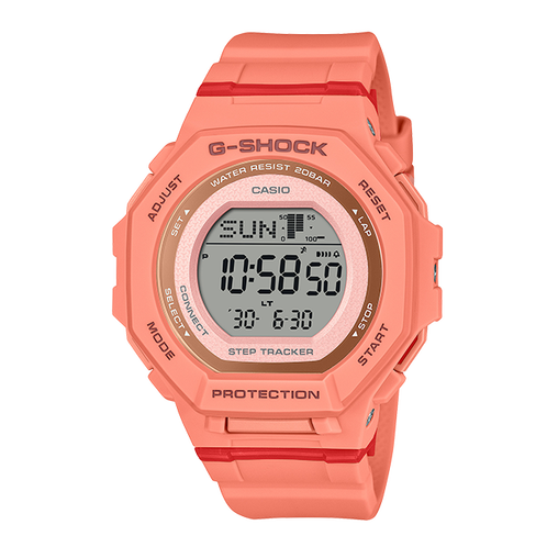 卡西欧手表 G-SHOCK  G-SQUAD系列 时尚潮流 防水防震运动表款GMD-B300SC