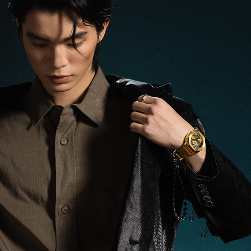 卡西欧手表 G-SHOCK  鎏光系列 时尚防水防震运动表款GM-5600YMG/GM-2100YM