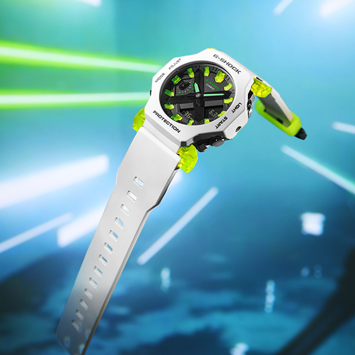 卡西欧手表 G-SHOCK  全新配色 简约设计 防水防震运动表款GA-2300MW-8APR