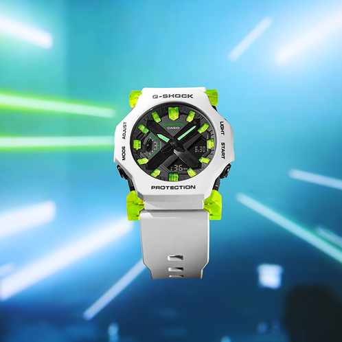 卡西欧手表 G-SHOCK  全新配色 简约设计 防水防震运动表款GA-2300MW-8APR
