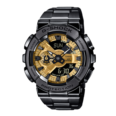 卡西欧手表 G-SHOCK 金属表壳 防水防震时尚运动男表GM-110