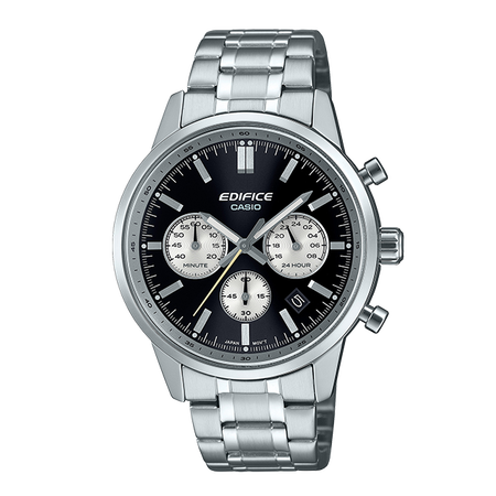 卡西欧手表 EDIFICE 艾迪斐斯 复古球面表盘 防水男表EFR-575D