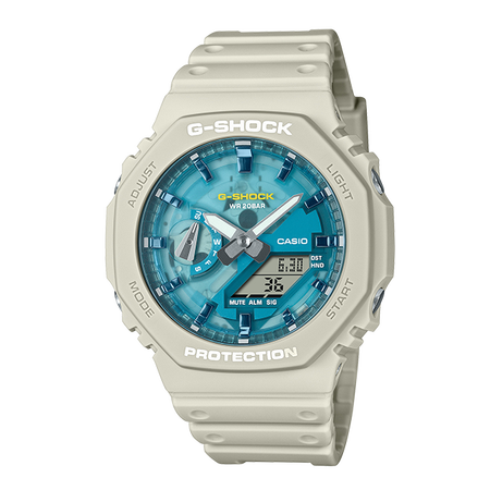 卡西欧手表 G-SHOCK OASIS系列 绿洲主题 防水防震时尚表款GA-2100AS/GA-110AS