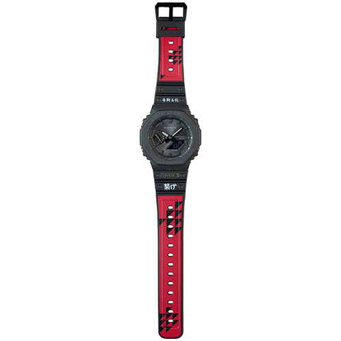 卡西欧手表 G-SHOCK  排球少年合作款 防水防震时尚手表GA-B2100-1A1PRW/PRY