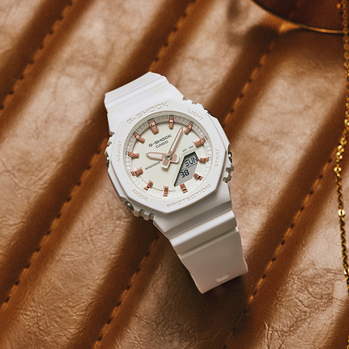 卡西欧手表 G-SHOCK  彩色主题 防水防震时尚运动女表GMA-P2100M