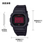 卡西欧手表 G-SHOCK  【新品】BLACK AND BOLD RED系列  防水防震时尚表款DW-5600BBR/GA-700BBR/GA-B2100BBR