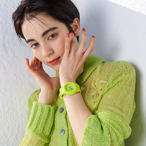 卡西欧手表 BABY-G  限量笔袋礼盒装 时尚潮流 防水防震表款BGA-10