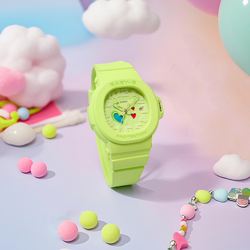 卡西欧手表 BABY-G  限量笔袋礼盒装 时尚潮流 防水防震表款BGA-10
