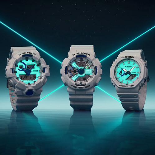 卡西欧手表 G-SHOCK  HIDDEN GLOW SEA OF STARS系列 防震防水潮流表款GA-110HDS/GA-2100HDS/GA-700HDS