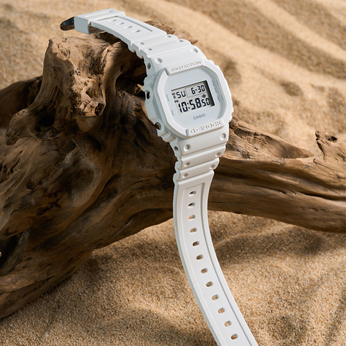 卡西欧手表 G-SHOCK  【新品】WHITE ON WHITE 时尚潮流 防水防震运动表款DW-5600WW-7PR
